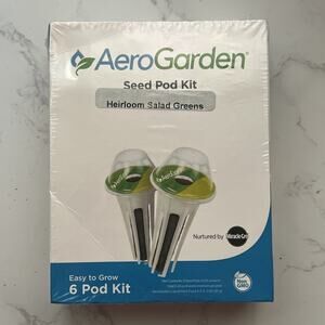 AeroGarden Heirloom Salad Greens Seed Pod Kit, 6 6-pod New Sealed Free Shipping